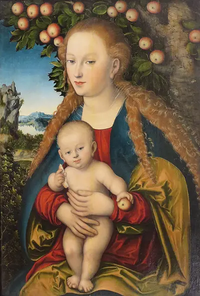Virgin and Child under an Apple Tree Lucas Cranach